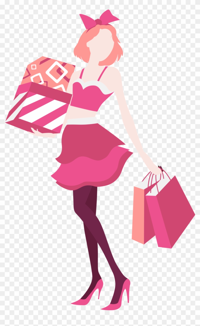 Shopping Apartment - Fashionable Women - Shopping Lady Png #1336789