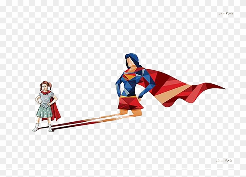 Superhero Child Art Illustration - Jason Ratliff Art #1336866