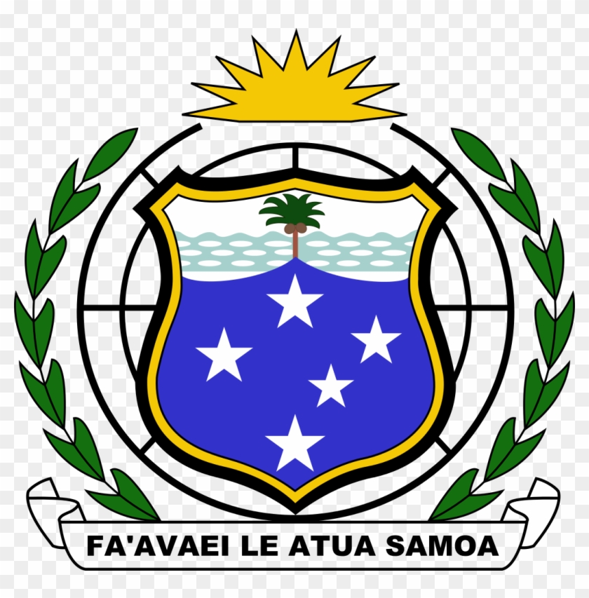 Coat Of Arms Of Western Samoa - Samoa Coat Of Arms #1336912