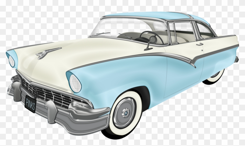Blue Car Clipart Clear Background - Cars Vintage Png #1336921