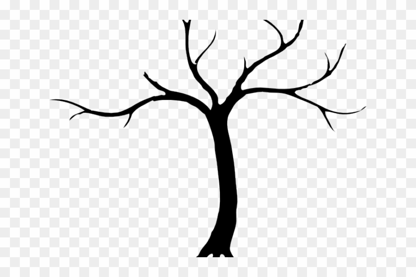 Dead Tree Clipart Silhouette - Dead Tree Clip Art #1336930