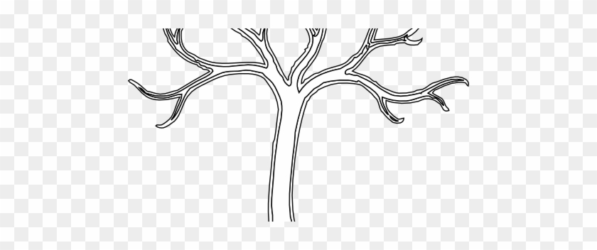 Dead Tree Clipart - Coloring Book #1336933