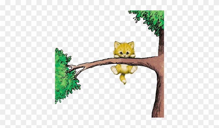 Cat Clipart Tree - Animated Pictures Of Animals #1337049