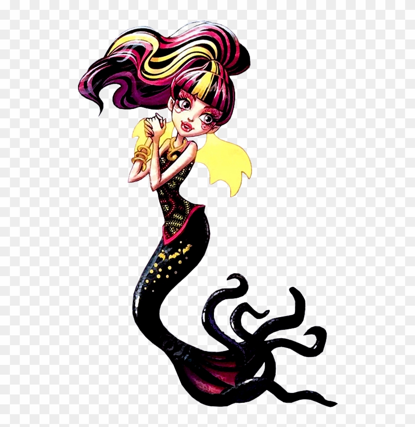 Draculaura Great Scarrier Reef Monster High Illustration, - Monster High Great Scarrier Reef Draculaura #1337144