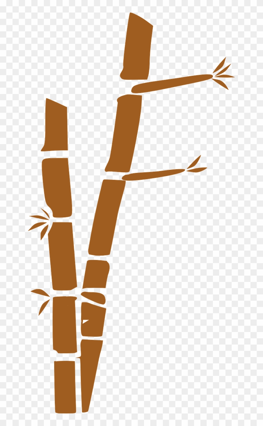 Bamboo Brown Nature Leaf Edging Png Image - Brown Bamboo Border Png #1337166