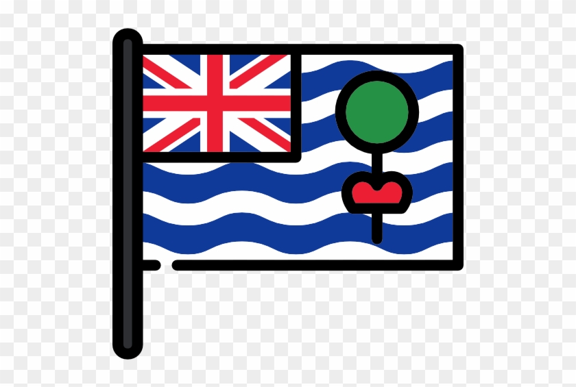 British Indian Ocean Territory Free Icon - 21cm ミニ・黒ポール・国旗 フィジー共和国(republic Of Fiji 斐濟)・national #1337238