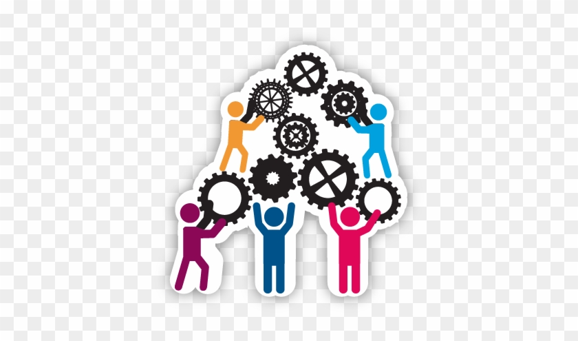 Management Cliparts - Teamwork Black And White #1337247