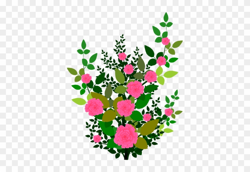 Pink Roses Vector Graphics - Plants Clip Art Transparent #1337285