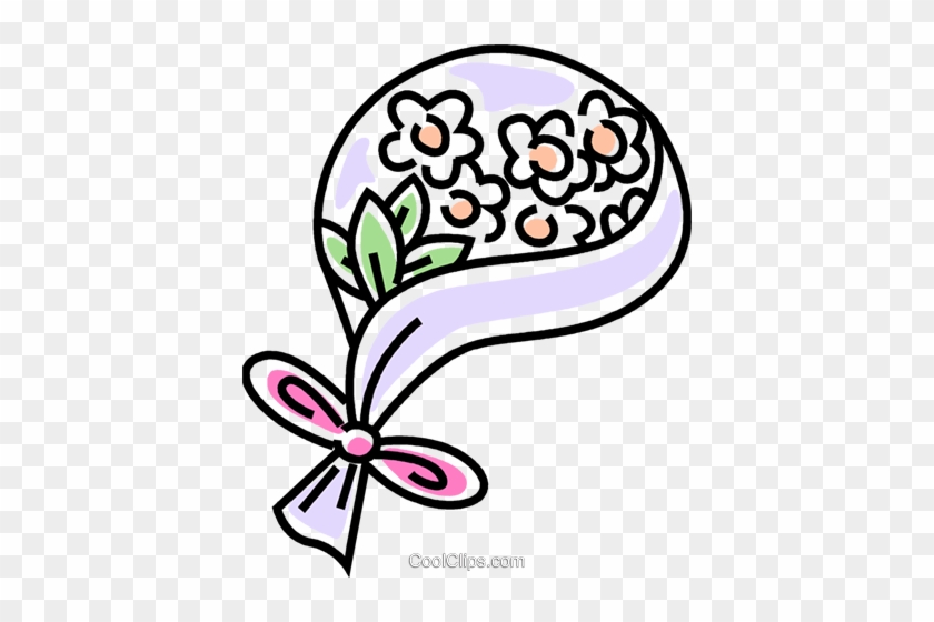 Wedding Bouquet Royalty Free Vector Clip Art Illustration - Wedding #1337345