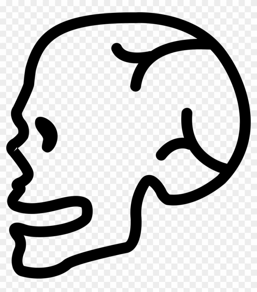 Human Skull Side View Comments - Cartoon Skull Side View #1337384