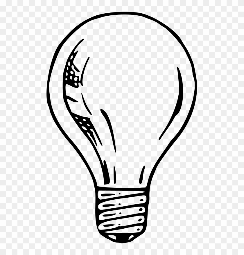 Medium Image - Simple Light Bulb Drawing #1337390