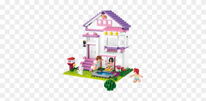 Summer House - Sluban Building Blocks Girls Dream Serie Holiday Home #1337441