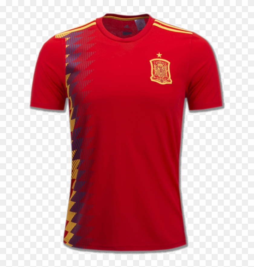 Spain Football Jersey Home 2018 Fifa World Cup - Spain World Cup Jersey #1337600