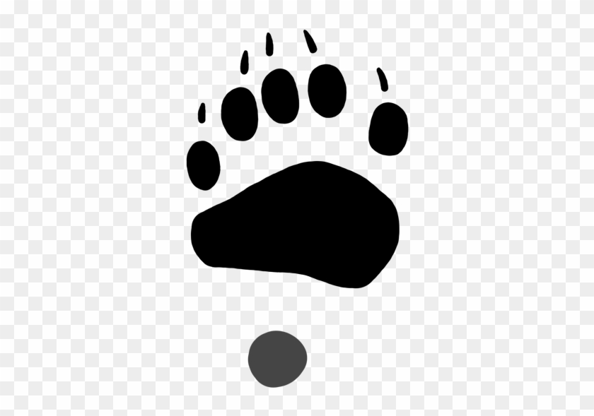 Bear Tracks Clip Art Google Images Search Engine - Black Bear Footprint #1337640