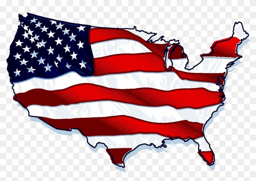 Flag Of The United States Shape - Flag Of The United States Shape #1337720