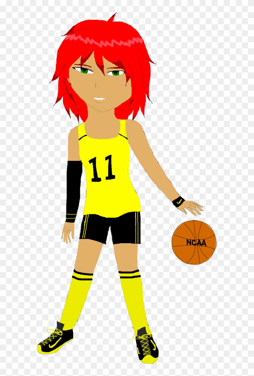 Female Basketball Player By Tumoki - Cartoon #1337738