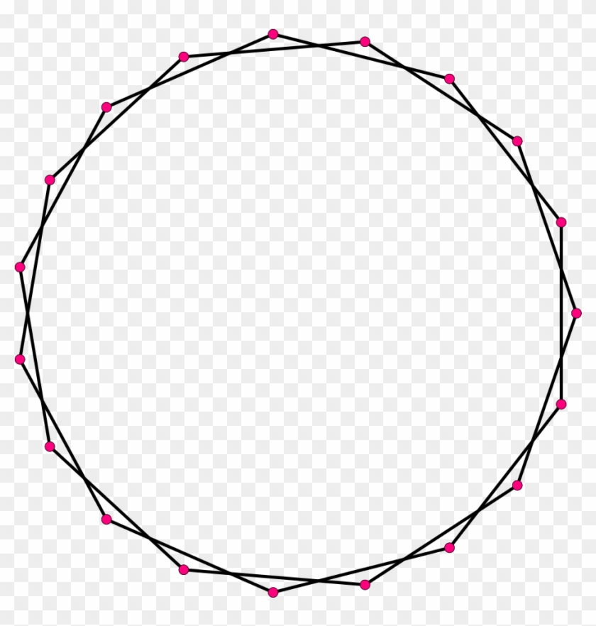 Regular Star Polygon 19-2 - Star With 13 Sides #1337792