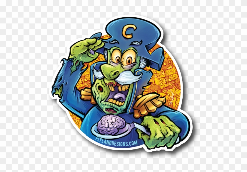 Cap'n Dead Brain Vinyl Sticker - Adobe Photoshop Pathern . #1337831