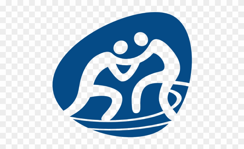 Wrestling Png - Rio Olympics Wrestling Logo #1337865