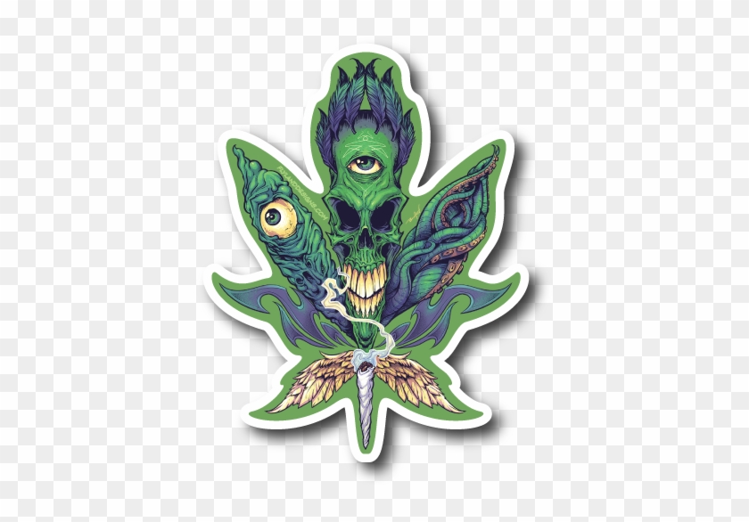 Pot Leaf Vinyl Sticker - Sticker #1337887