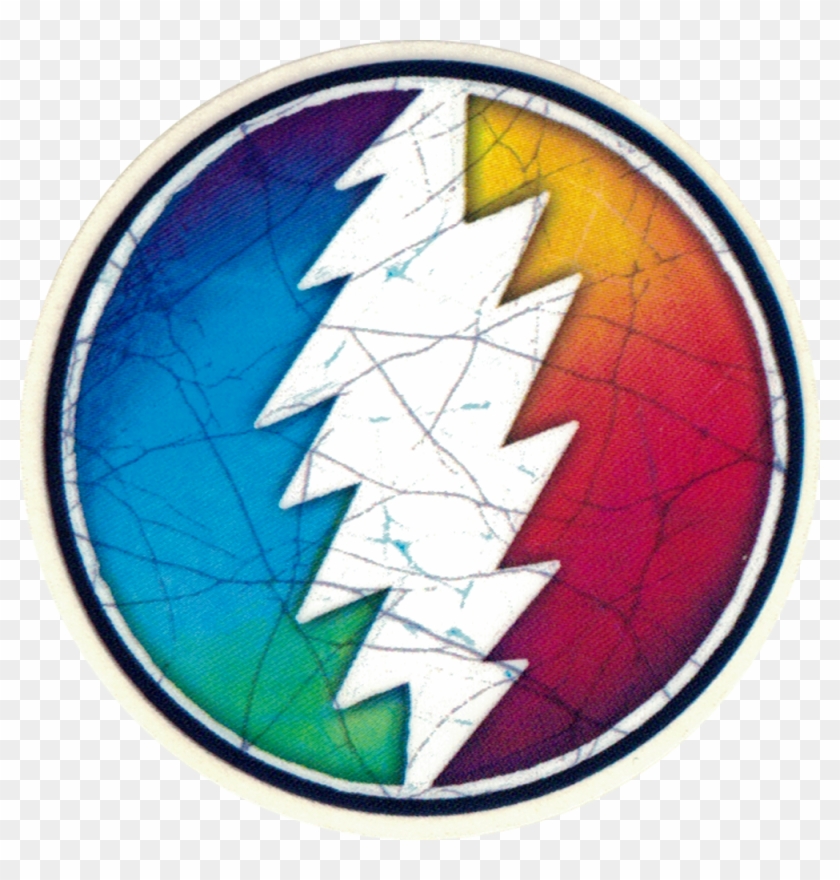 Grateful Dead Rainbow Lightening Bolt - Bumper Sticker #1337915