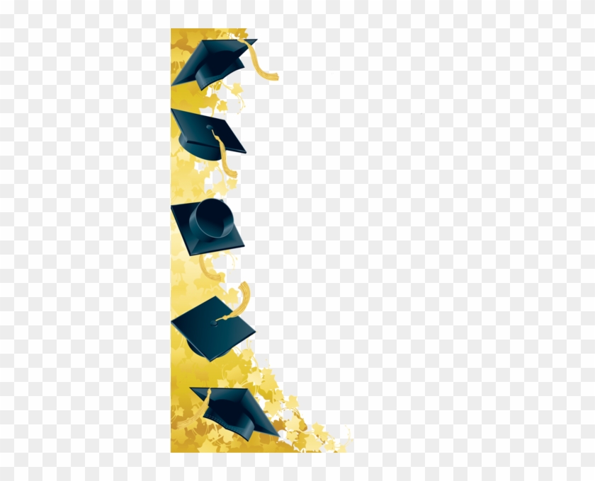 Clipart, Graduation Border 15 Graduation Border Png - Background Design Graduation Png #1338185