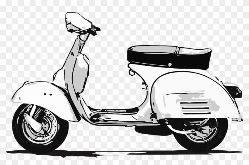 Download Vespa Png Clipart Vespa Gts Piaggio Scooter - Vespa Clip Art #1338203