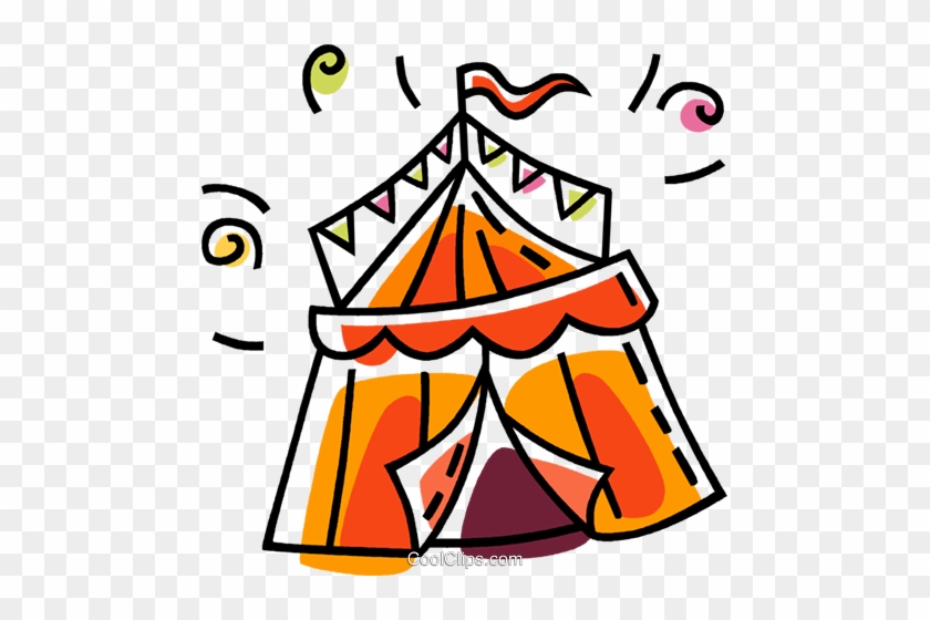 Circus Tent Royalty Free Vector Clip Art Illustration - Circus Tent #1338369