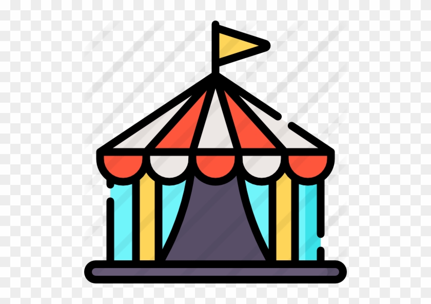 Circus Tent Free Icon - Circus Tent Free Icon #1338380