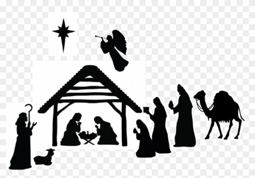 Epiphany Jan 3 1024x - Nativity Scene Silhouette Stickers #1338419