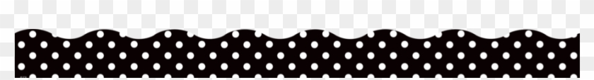 Clingy Thingies Black Polka Dots Scalloped Borders - Paper Product #1338422