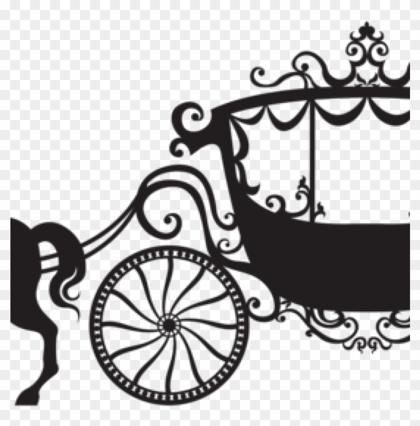 Horse And Carriage Clipart 28 Collection Of Cinderella - Carriage Silhouette #1338458