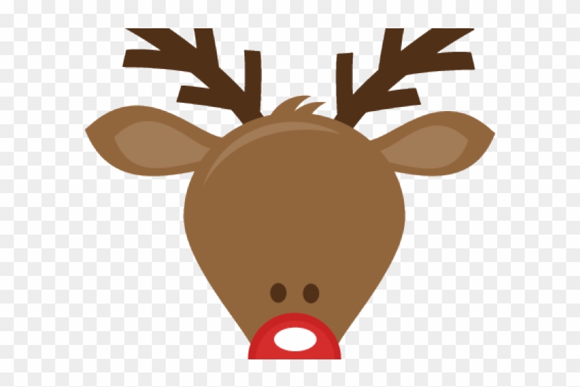 Reindeer Clipart Transparent Background - Rudolph The Red Nosed Reindeer Svg #1338519