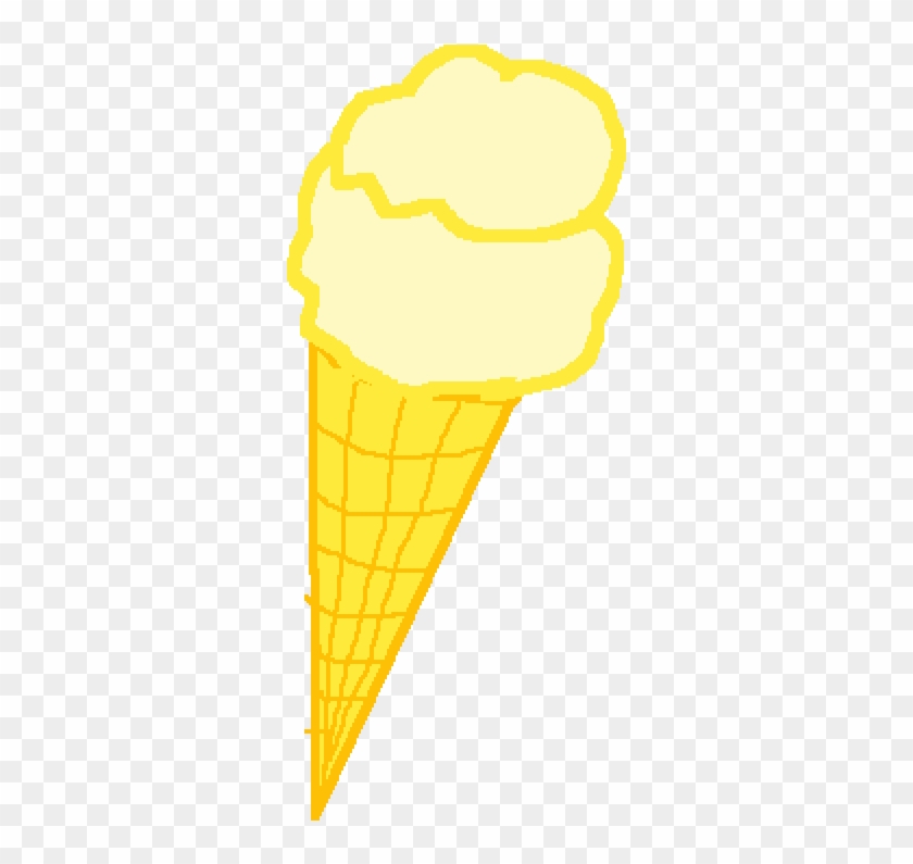 Vanilla Cone - Ice Cream Cone #1338527