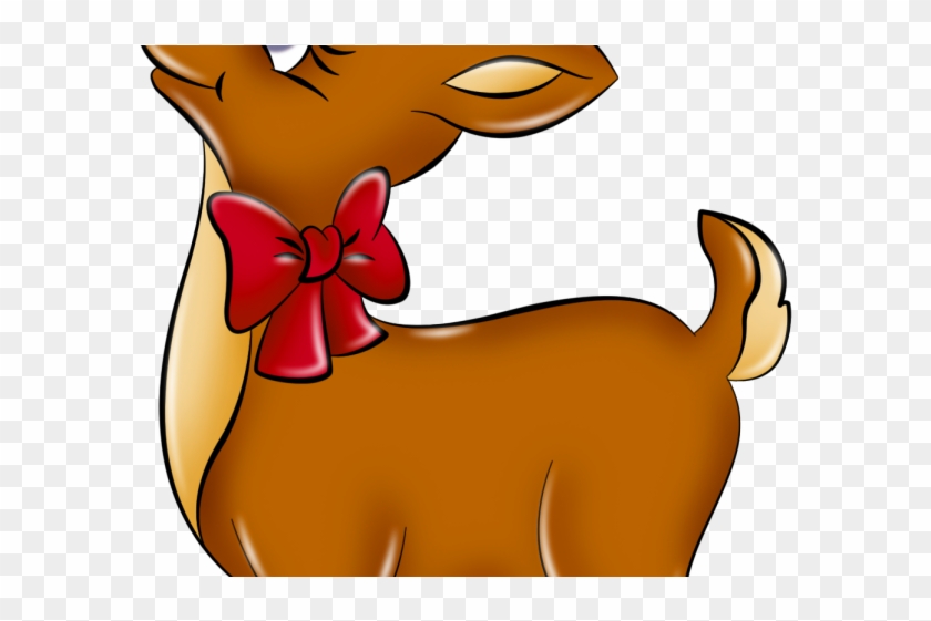 Reindeer Clipart Modern - Renne Du Pere Noel #1338535