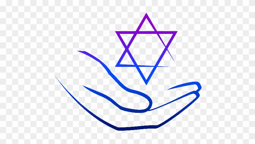 With A Mighty Hand - Hands Holding Star Of David #1338577