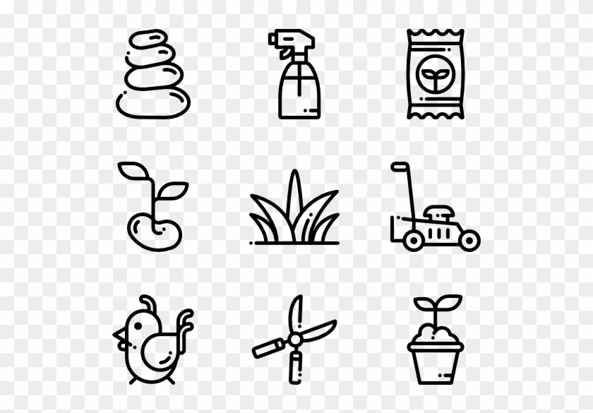 Gardening - Gardening Icon Line Png #1338687