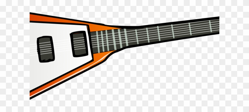 Bass Guitar Clipart Rock And Roll Guitar - Electric Guitar Clip Art #1338785