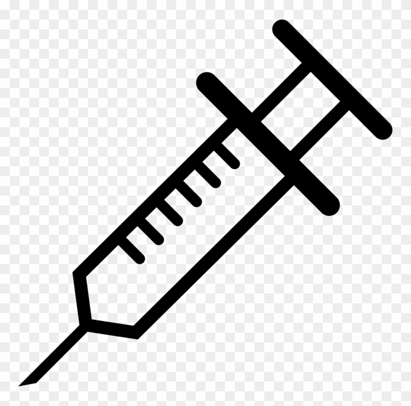 Hypodermic Needle Clip Art - Syringe Clip Art #1338825