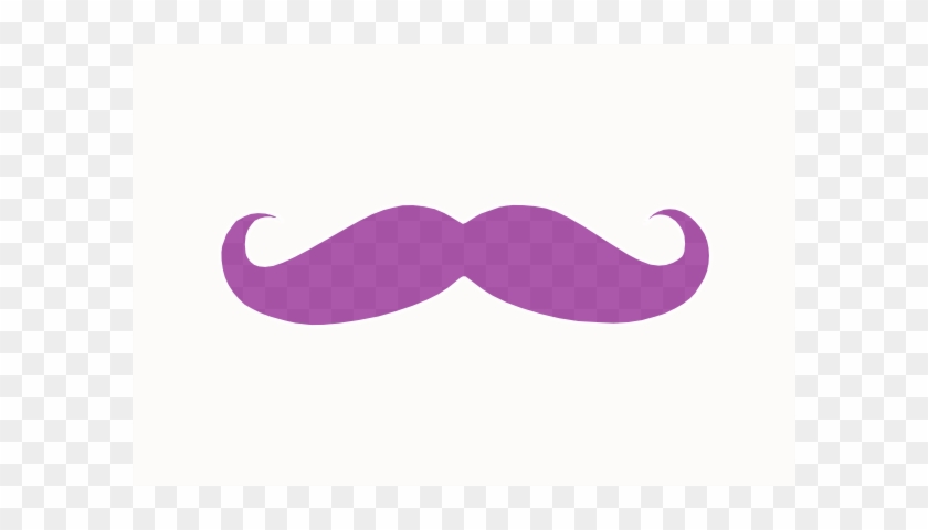 Purple Mustache Transparent Background #1338841