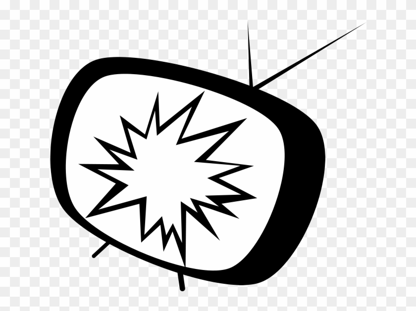 Tv Cartoon Broken - Drawing Tv #1338851