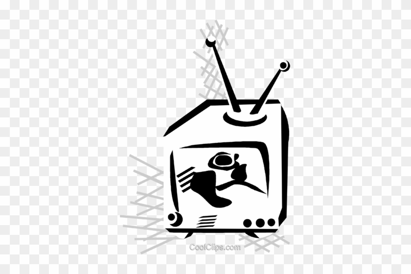 Television Royalty Free Vector Clip Art Illustration - Television Royalty Free Vector Clip Art Illustration #1338864