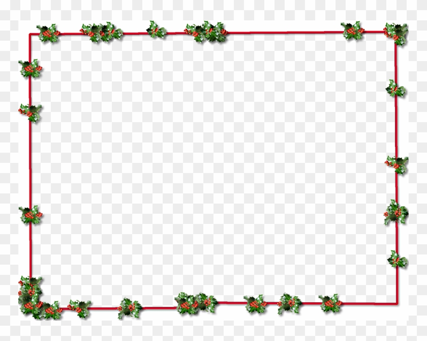Christmas Border Transparent Clipart Santa Claus Decorative - Christmas Border Transparent Background #1338904