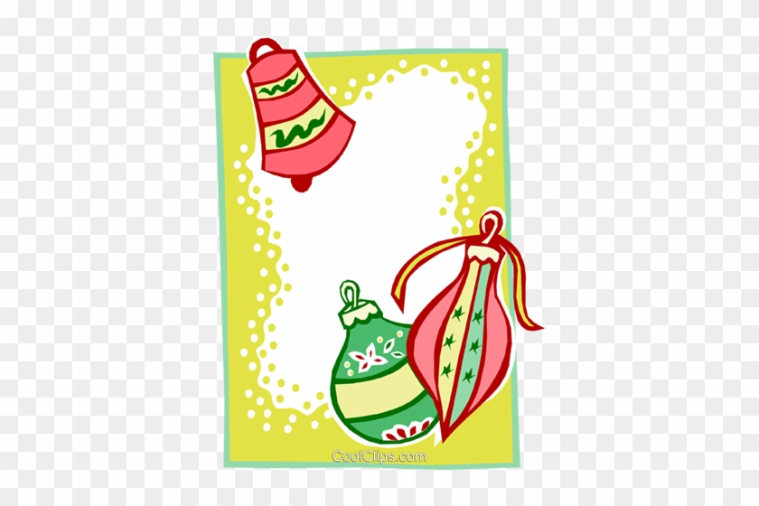 Christmas Ornament Border Two Royalty Free Vector Clip - Bernkastel-kues #1338925