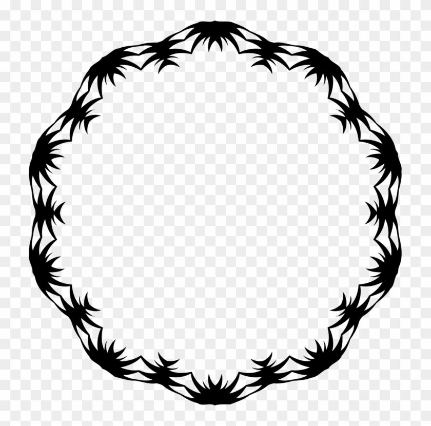All Photo Png Clipart - Black Ring Frame Png #1338942