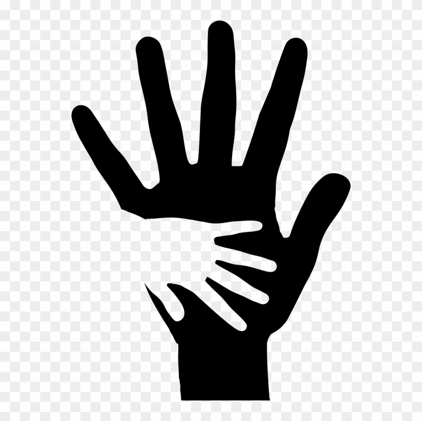 Hand In Hand Vector #1339009