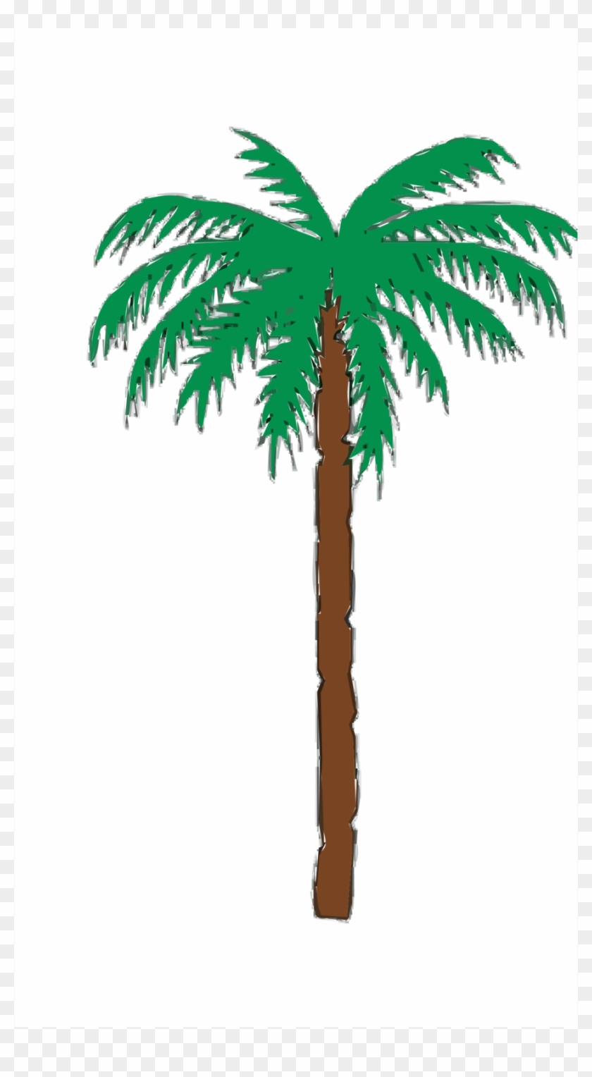 Desert Trees Clipart Palm Trees Clip Art - Merry Christmas Flamingo #1339131
