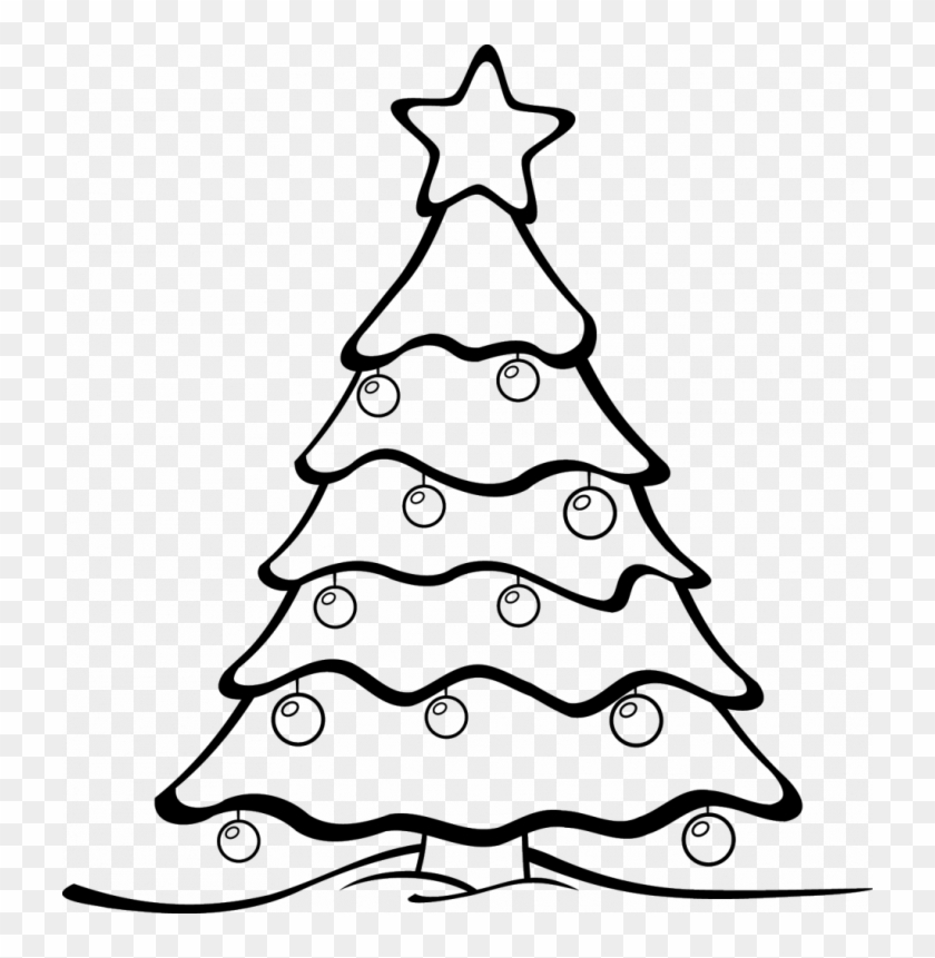Medium Size Of Christmas Tree - Merry Christmas Tree Drawing #1339139
