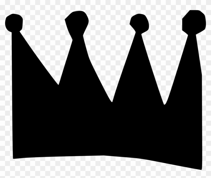 Crown Cartoon Silhouette Tiara White - Clip Art #1339211