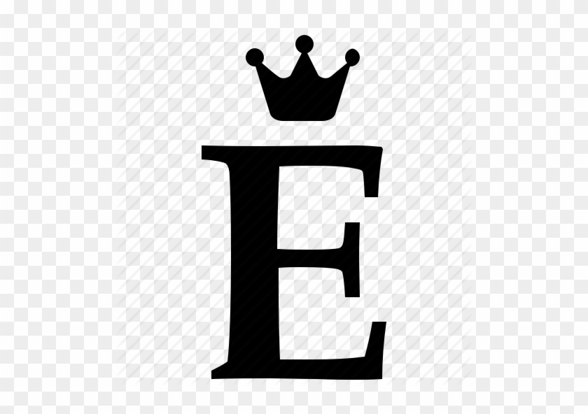 E Letter - Otto - Codeemperor - Com - Letter E With Crown #1339212